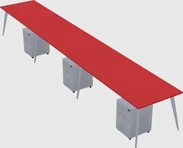 Modern rectangular office desk
