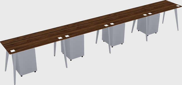 Modern rectangular office desk