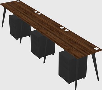 Modern rectangular office desk
