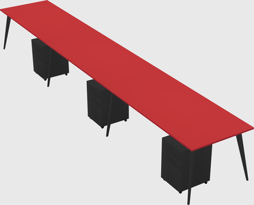 Modern rectangular office desk
