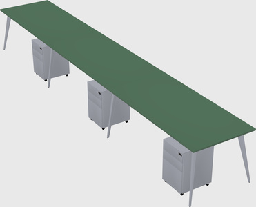 Modern rectangular office desk