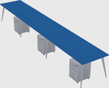 Modern rectangular office desk