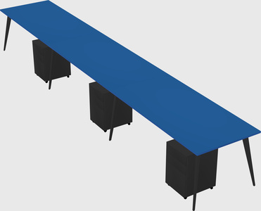 Modern rectangular office desk