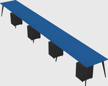 Modern rectangular office desk