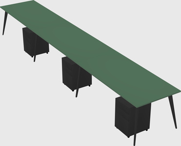 Modern rectangular office desk