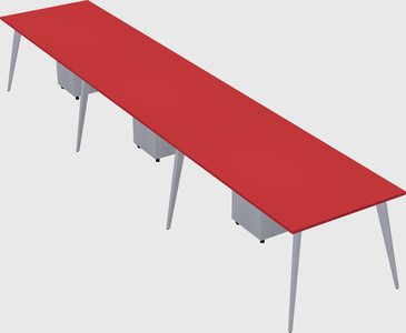 Modern rectangular office desk
