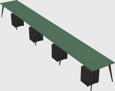 Modern rectangular office desk