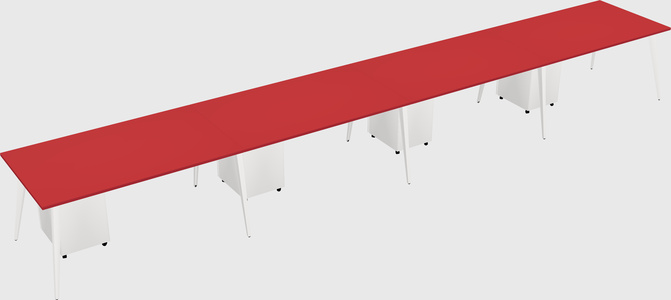 Modern rectangular office desk