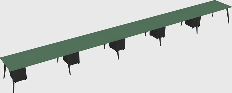 Modern rectangular office desk