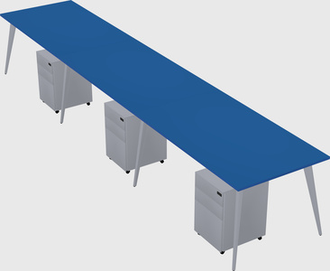 Modern rectangular office desk