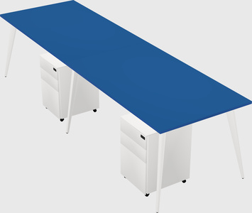 Modern rectangular office desk