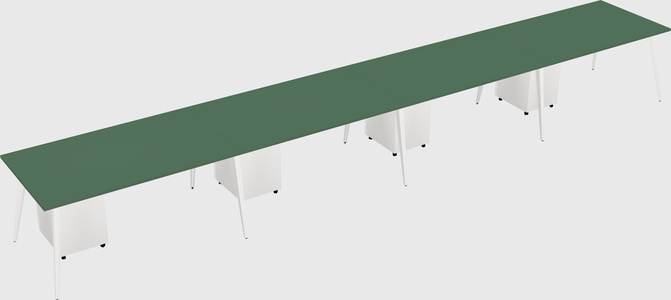 Modern rectangular office desk
