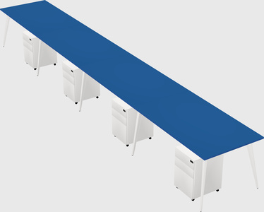 Modern rectangular office desk