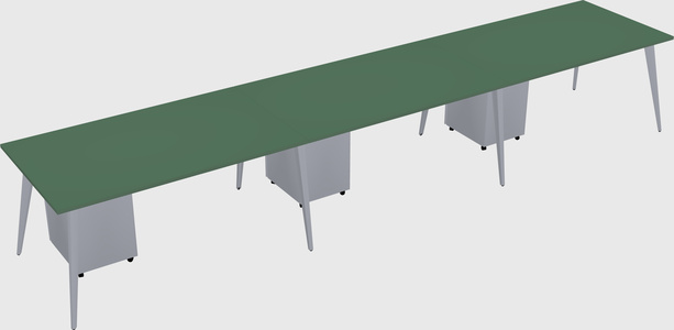 Modern rectangular office desk