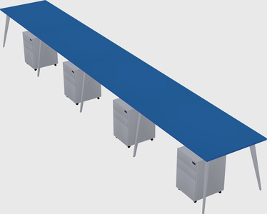 Modern rectangular office desk