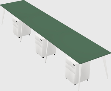 Modern rectangular office desk