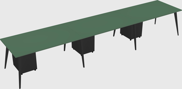 Modern rectangular office desk