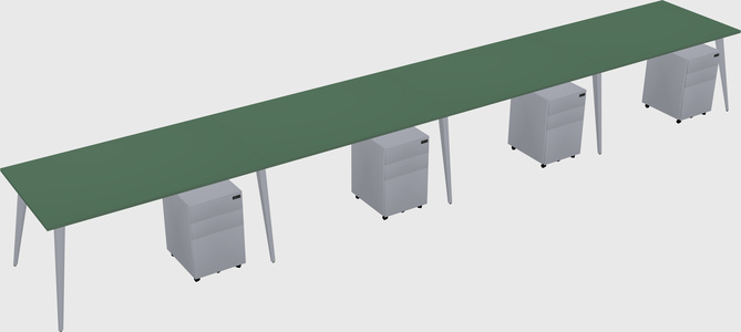 Modern Rectangular Office Desk