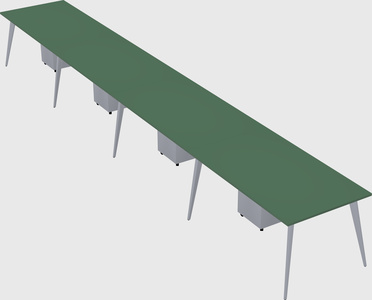 Modern rectangular office desk