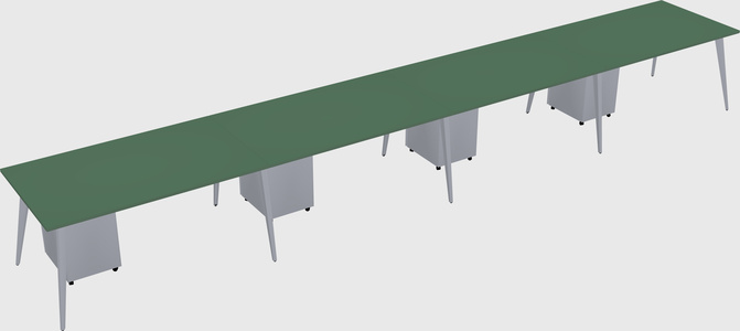 Modern rectangular office desk