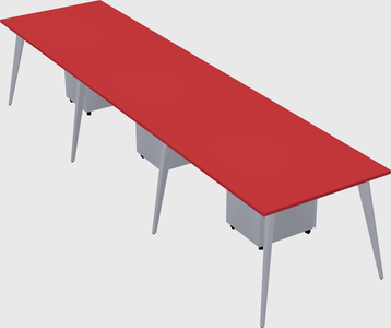Modern rectangular office desk