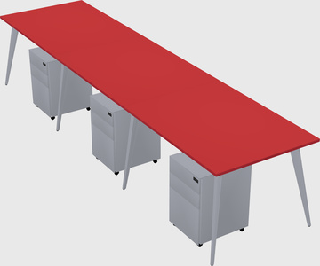 Modern rectangular office desk