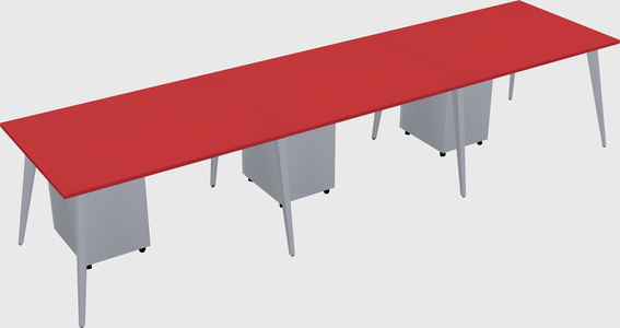 Modern rectangular office desk