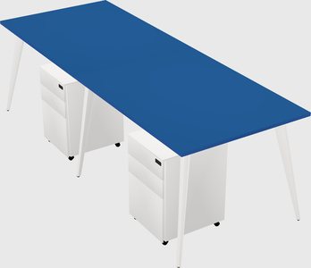 Modern rectangular office desk