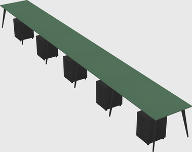Modern rectangular office desk