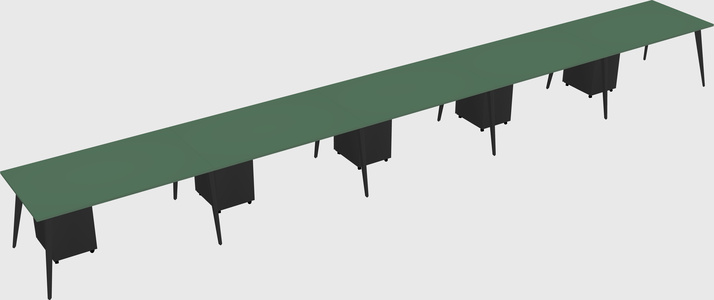 Modern rectangular office desk