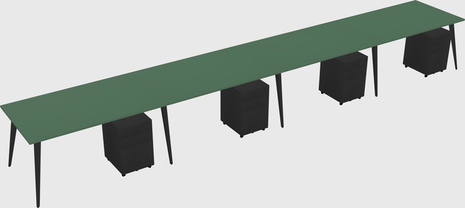 Modern Rectangular Office Desk