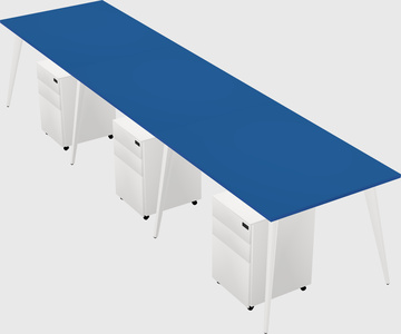 Modern rectangular office desk