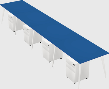 Modern rectangular office desk