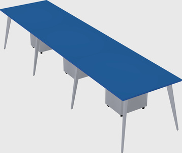 Modern rectangular office desk
