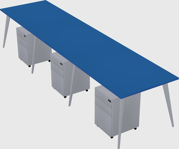 Modern rectangular office desk