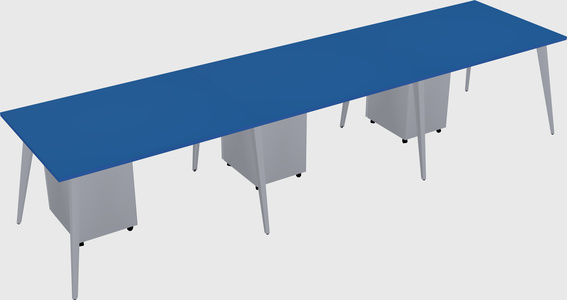 Modern rectangular office desk