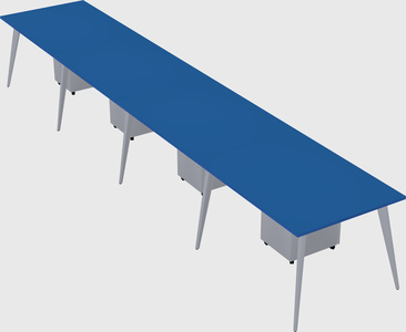 Modern rectangular office desk