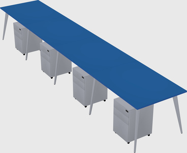 Modern rectangular office desk