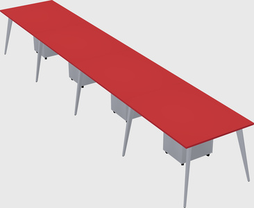 Modern rectangular office desk