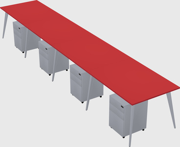 Modern rectangular office desk