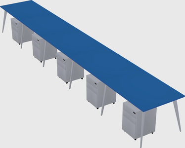 Modern rectangular office desk