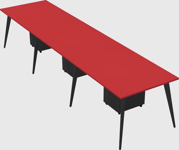 Modern rectangular office desk