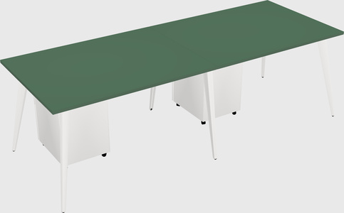 Modern rectangular office desk