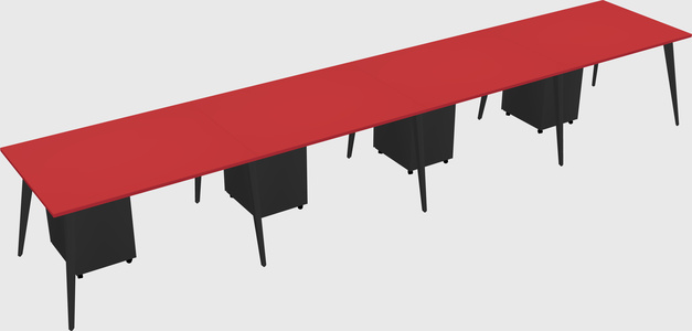 Modern rectangular office desk