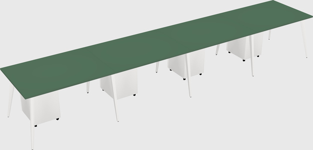 Modern rectangular office desk
