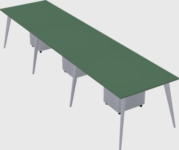 Modern rectangular office desk
