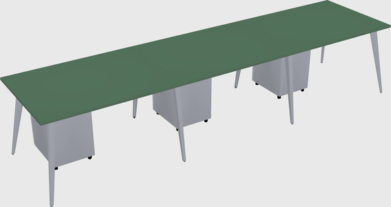 Modern rectangular office desk