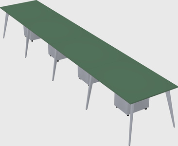 Modern rectangular office desk