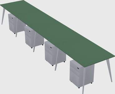 Modern rectangular office desk