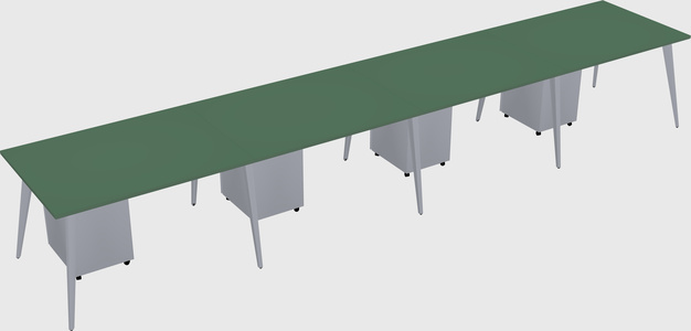 Modern rectangular office desk